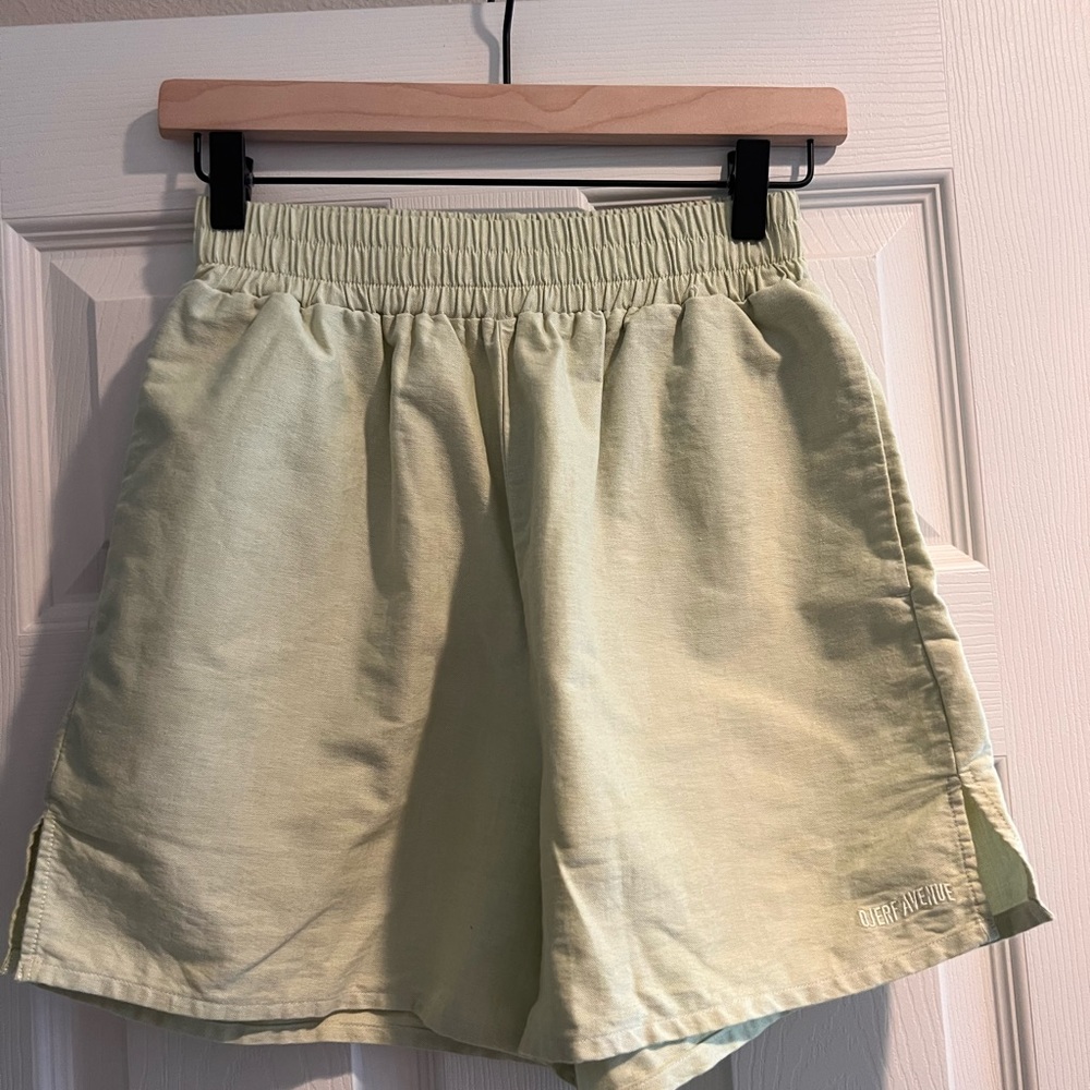 Djerf Avenue Breezy Shorts Green XXS - Picture 7 of 7